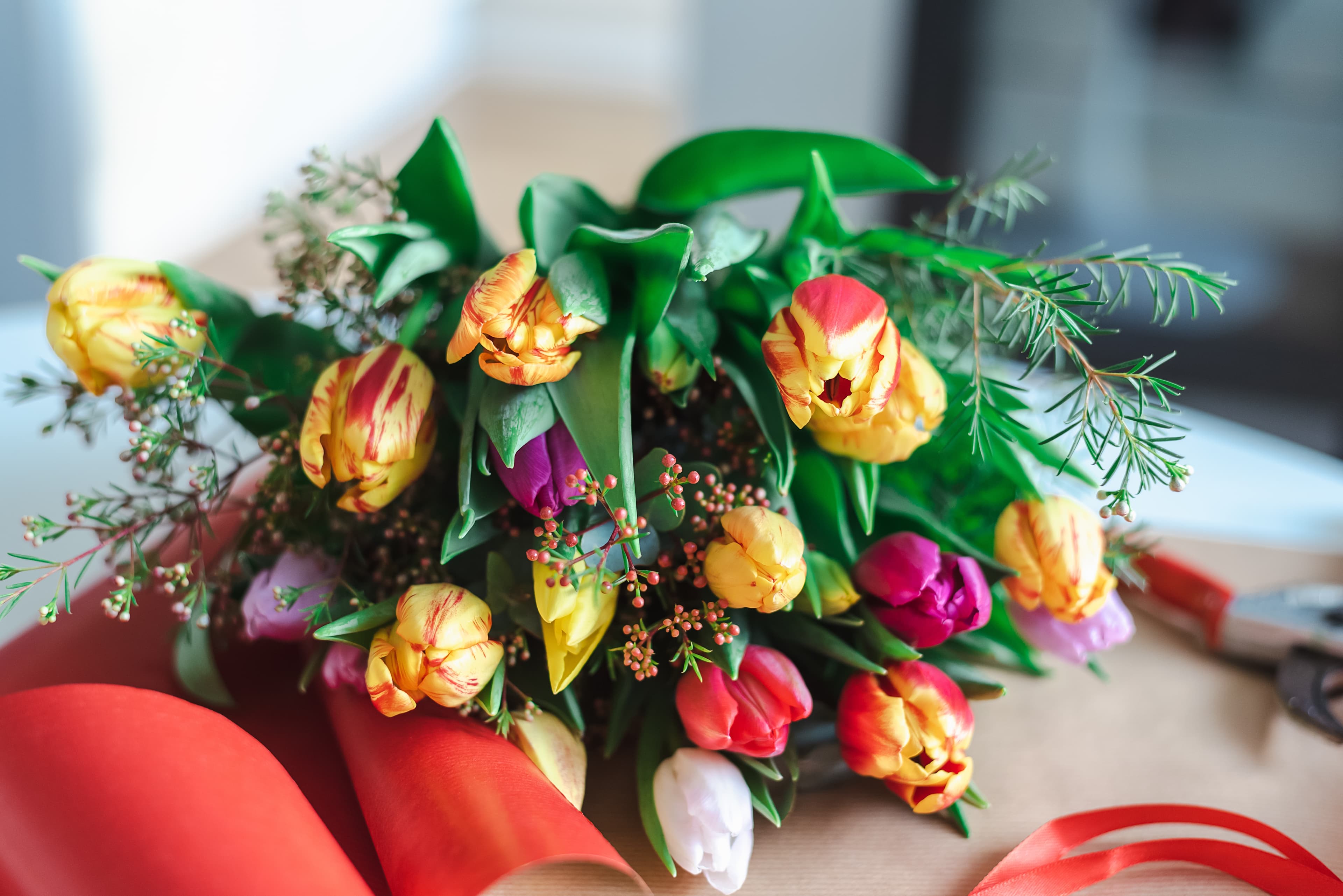 Bouquet de tulipes